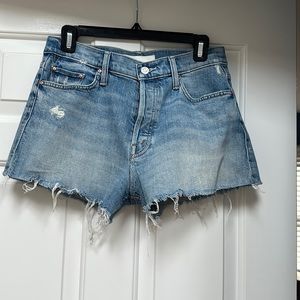 MOTHER jean fray shorts